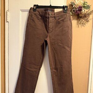 NYDJ Marilyn Straight Coffee Bean Sz 4P